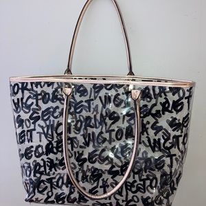 Thick plastic Victoria’s Secret tote